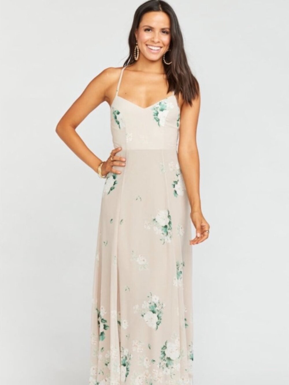 Show Me Your Mumu Godshaw Goddess Gown in Bouquet Toss - Size M - Never Worn!